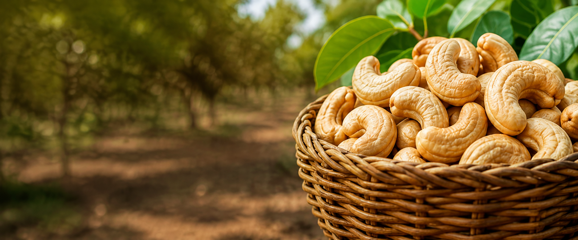 Panier de noix de cajou